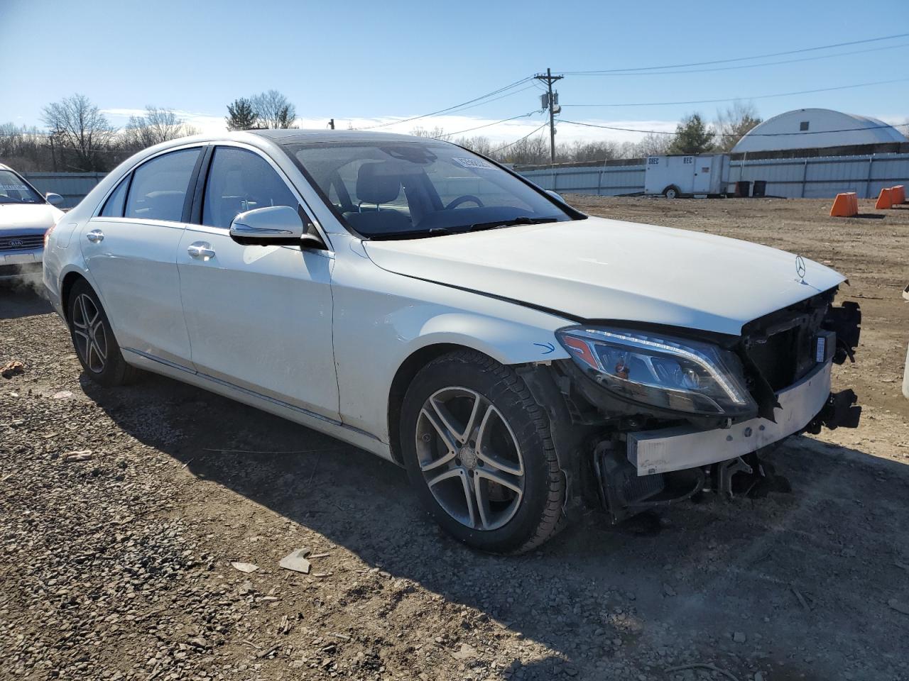 2016 Mercedes-Benz S-klasse VIN WDDUG8FB9GA210403 Copart auction photo, front end damage thumbnail 4