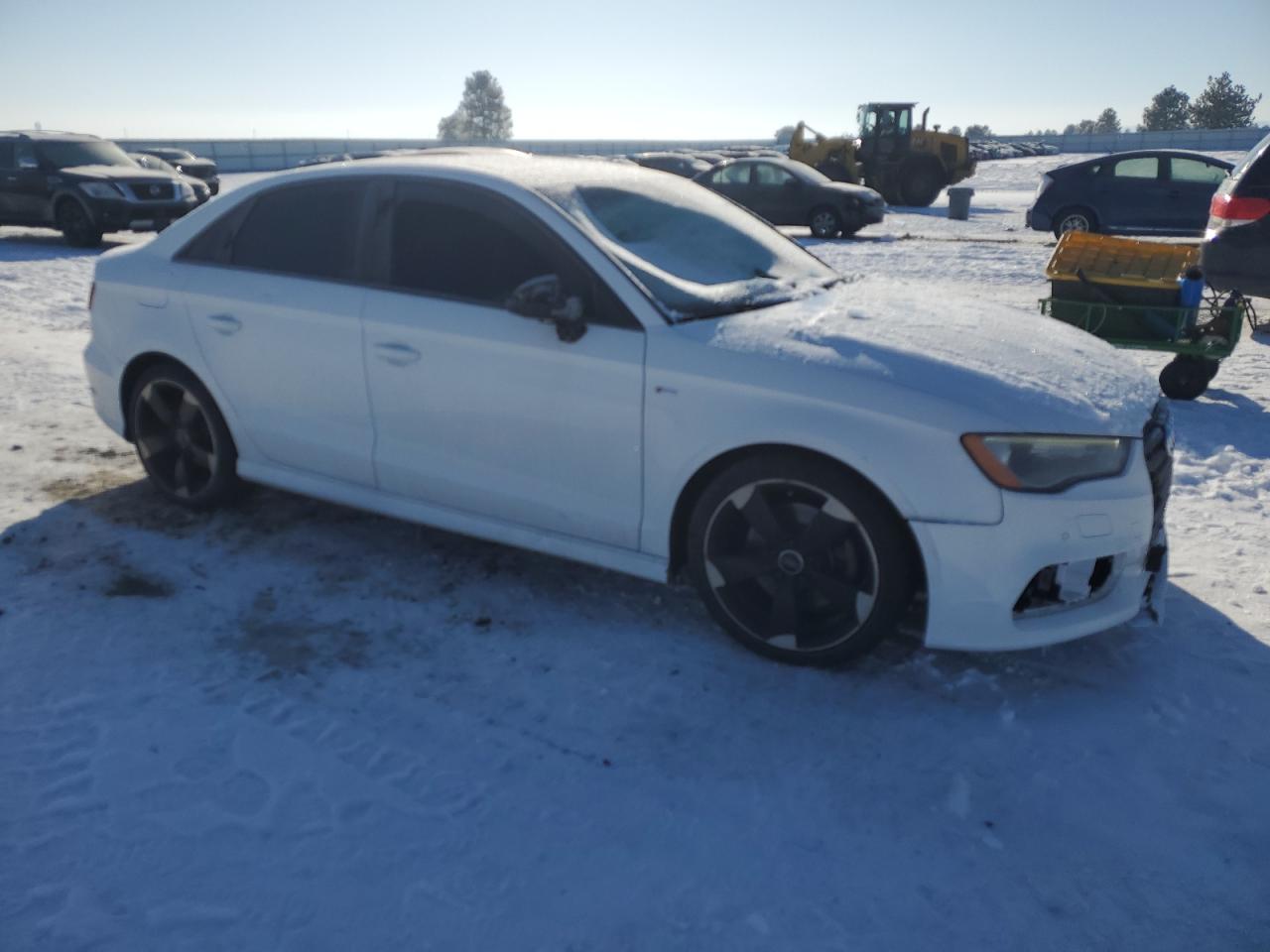 2016 Audi A3 VIN WAUB8GFF0G1034348 Copart auction photo, front end / side damage thumbnail 4