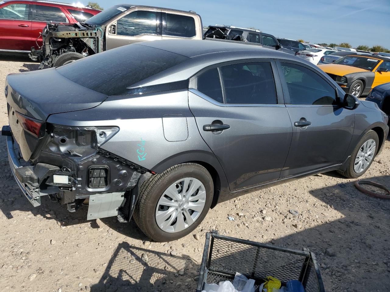 2024 Nissan Sentra VIN 3N1AB8BV2RY389901 Copart auction photo, rear end damage thumbnail 3