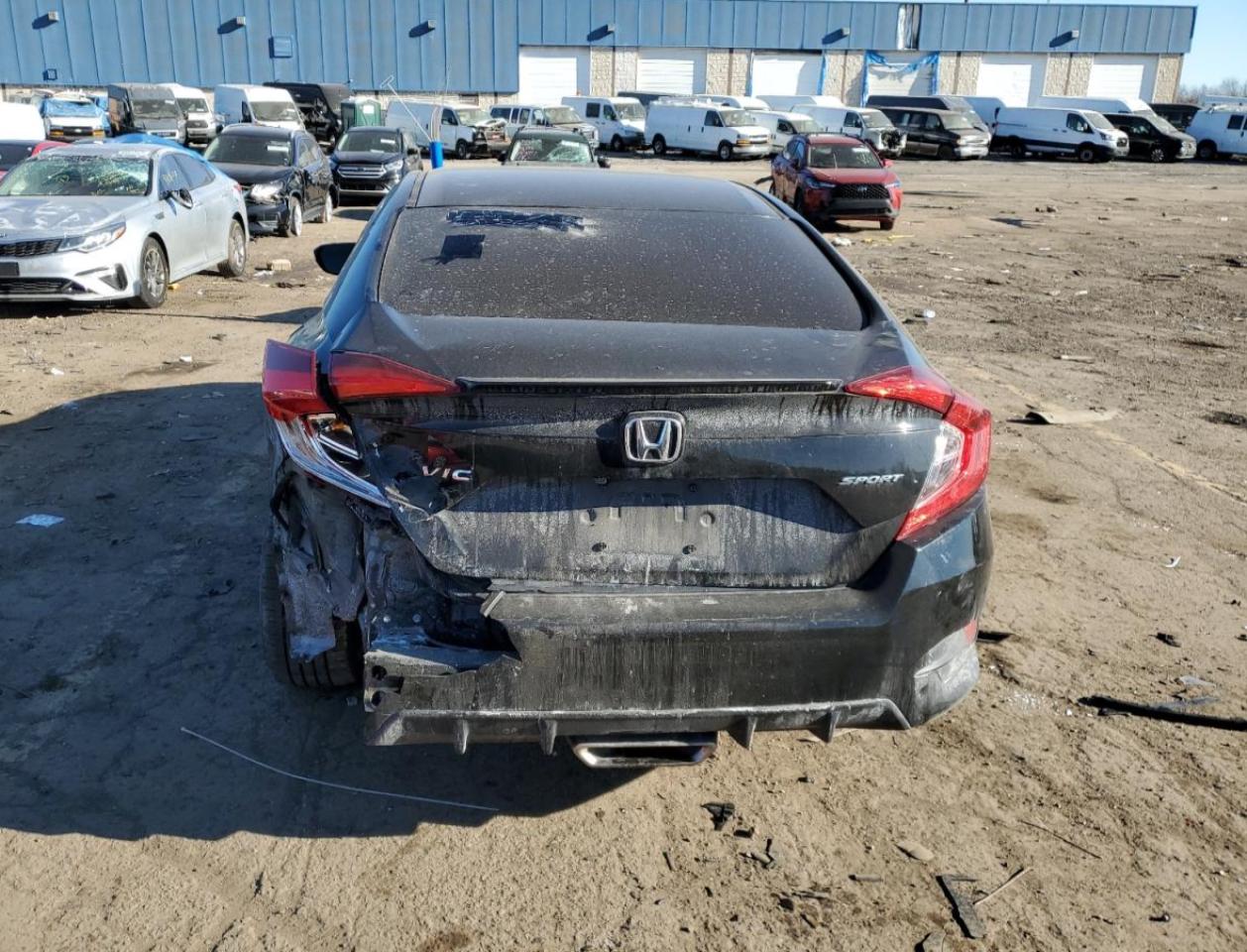 2019 Honda Civic VIN 2HGFC2F87KH585363 Copart auction photo, all over / mechanical damage thumbnail 6