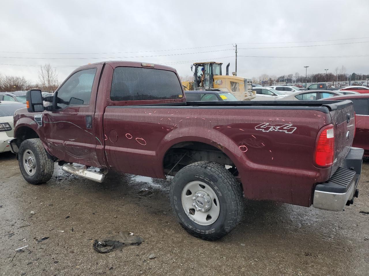 2009 Ford F250 VIN 1FTNF21539EA69923 Copart auction photo, front end / side damage thumbnail 2