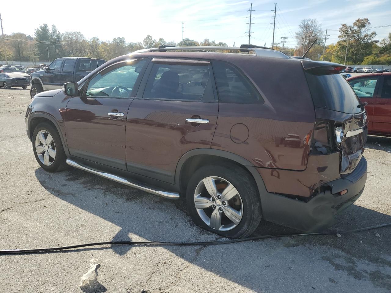 2012 KIA Sorento VIN 5XYKU4A64CG278437 Copart auction photo, rear end damage thumbnail 2