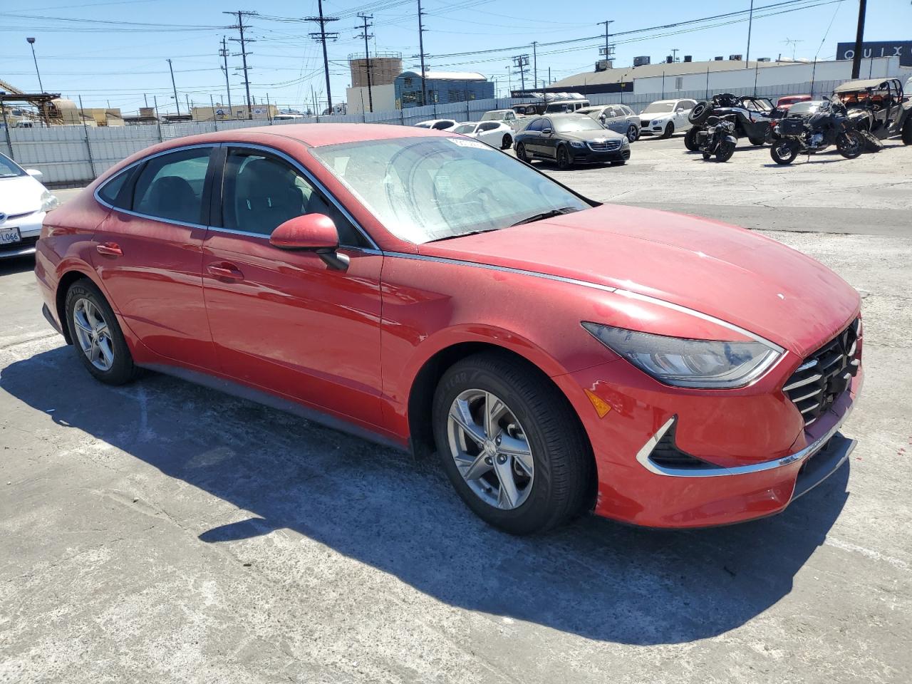 2021 Hyundai Sonata VIN 5NPEG4JA7MH103649 Copart auction photo, all over damage thumbnail 4
