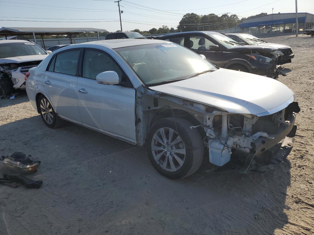 2011 Toyota Avalon VIN 4T1BK3DB1BU371305 Copart auction photo, front end / side damage thumbnail 4