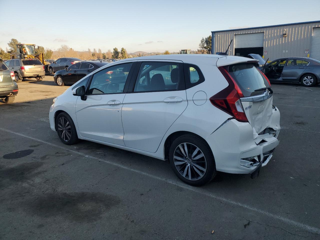 2019 Honda Fit VIN 3HGGK5H8XKM750250 Copart auction photo, rear end damage thumbnail 2