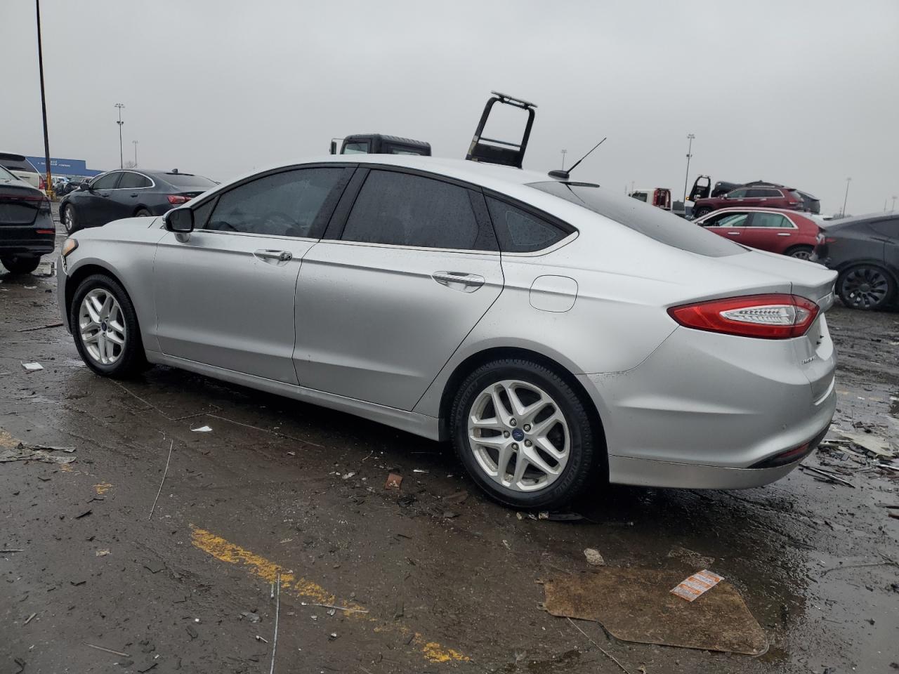 2013 Ford Fusion VIN 3FA6P0HR9DR385787 Copart auction photo, front end damage thumbnail 2