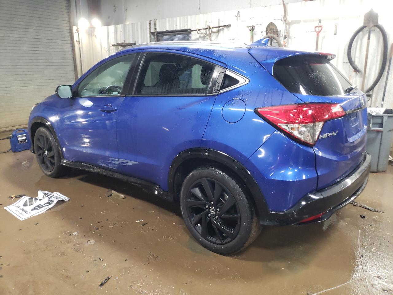2021 Honda HR-V VIN 3CZRU6H14MM735783 Copart auction photo, side / rear end damage thumbnail 2