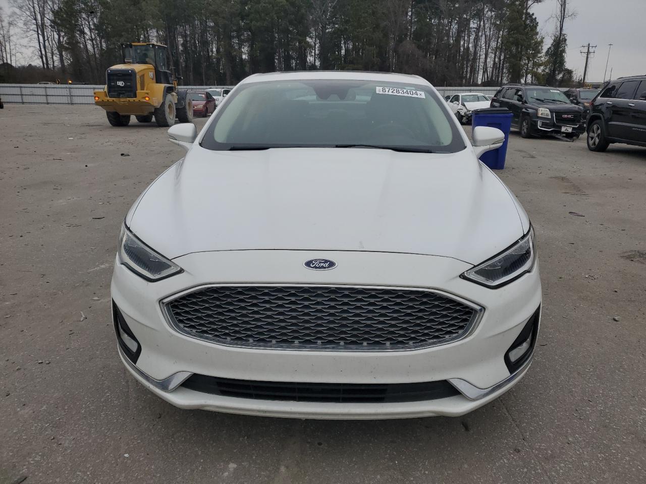 2019 Ford Fusion VIN 3FA6P0RU0KR117310 Copart auction photo, rear end damage thumbnail 5