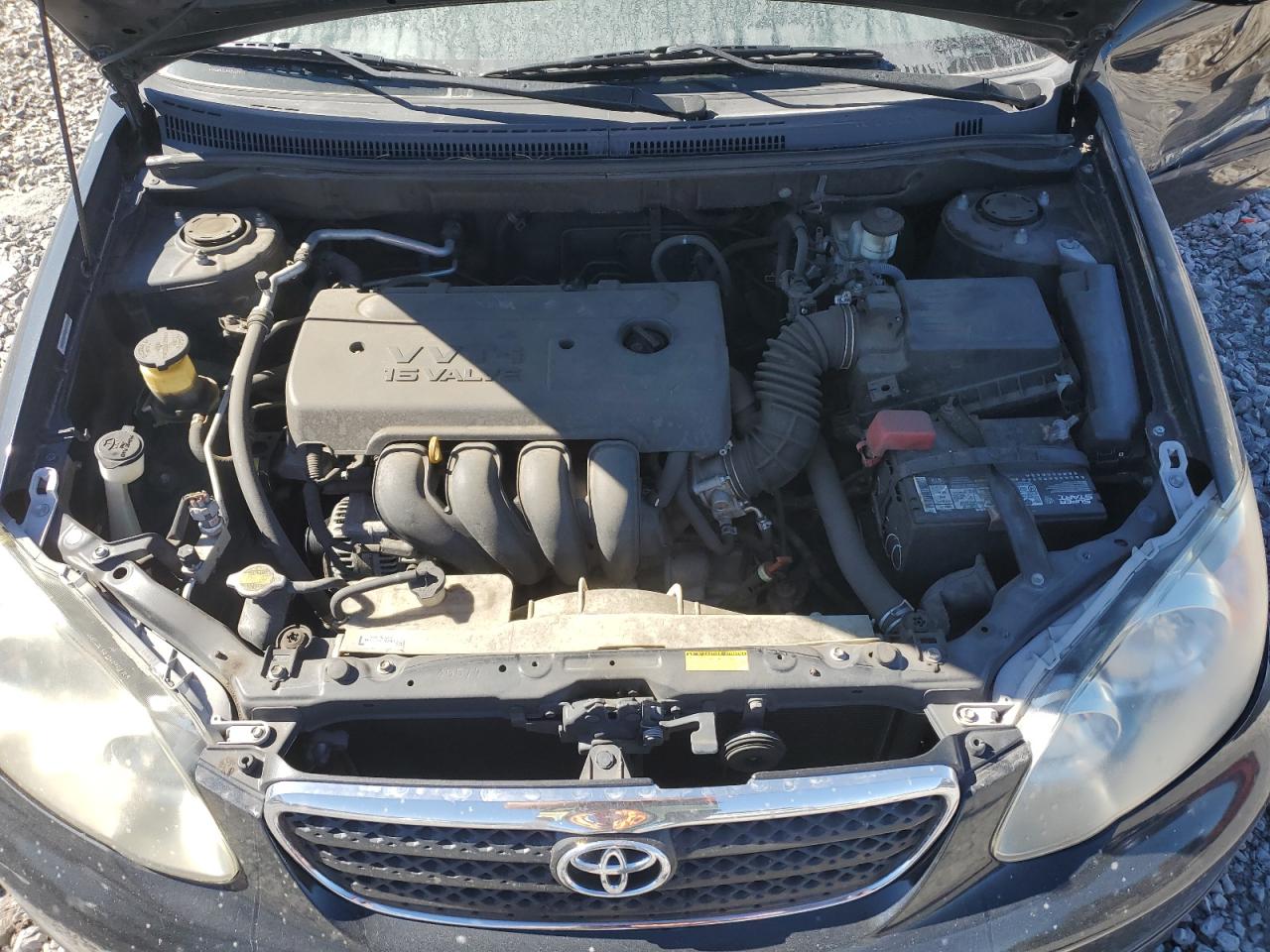 2008 Toyota Corolla VIN 1NXBR32E98Z987805 Copart auction photo, side damage thumbnail 12