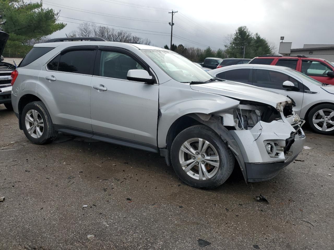 2015 Chevrolet Equinox VIN 1GNALBEK2FZ103482 Copart auction photo, front end / frame damage damage thumbnail 4
