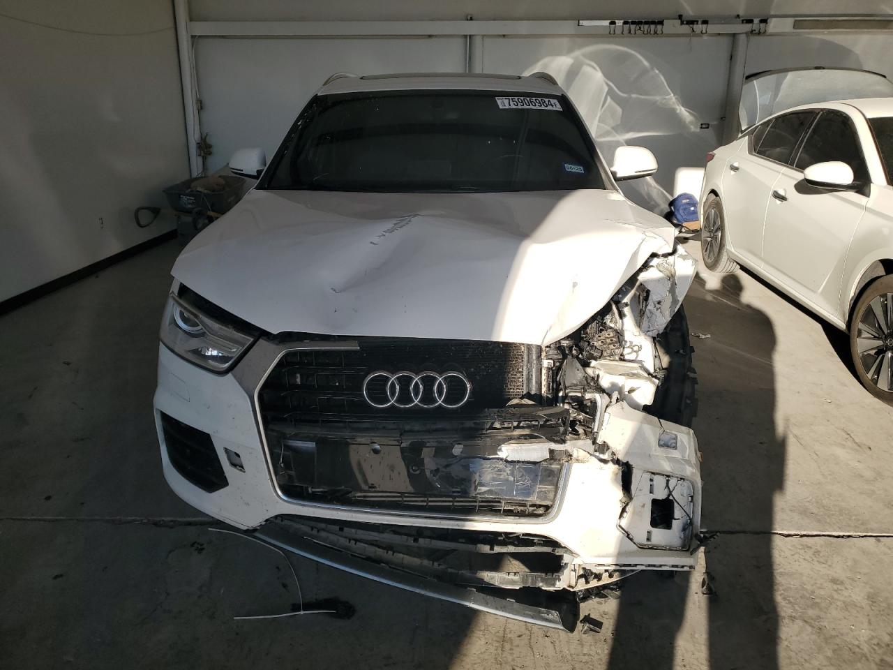 2017 Audi Q3 VIN WA1ECCFS6HR017667 Copart auction photo, front end damage thumbnail 5
