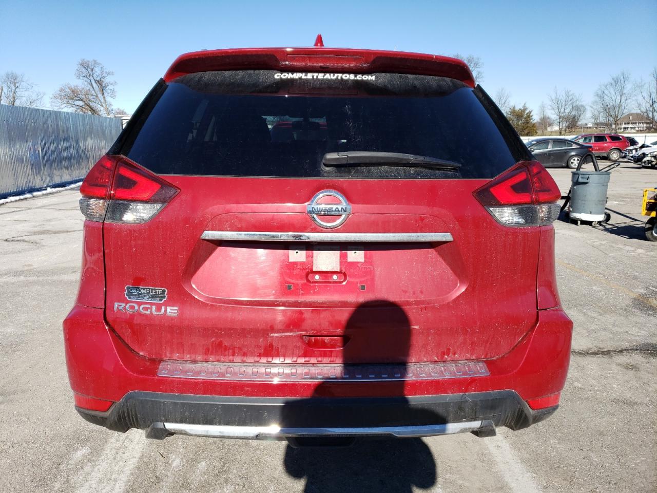 2017 Nissan Rogue VIN JN8AT2MT3HW394876 Copart auction photo, side damage thumbnail 6