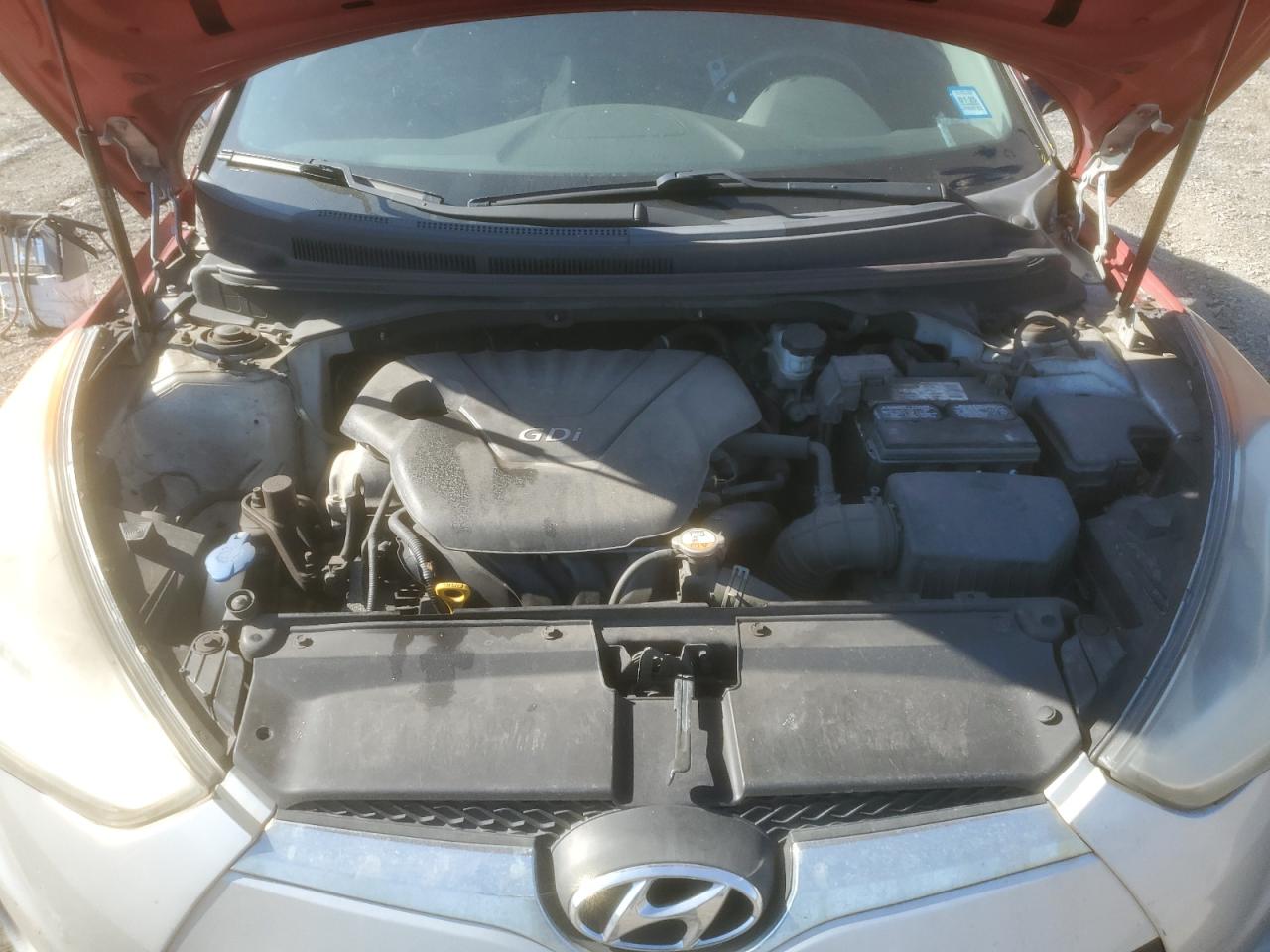 2016 Hyundai Veloster VIN KMHTC6AD9GU269055 Copart auction photo, all over / side damage thumbnail 13