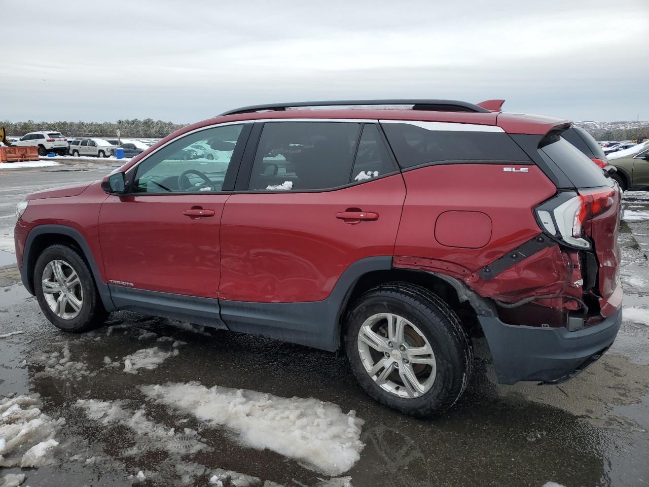 2018 GMC Terrain VIN 3GKALTEV6JL382125 Copart auction photo, rear end damage thumbnail 2