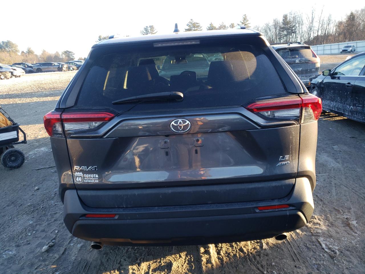 2019 Toyota RAV 4 VIN 2T3F1RFV4KW054284 Copart auction photo, front end / side damage thumbnail 6