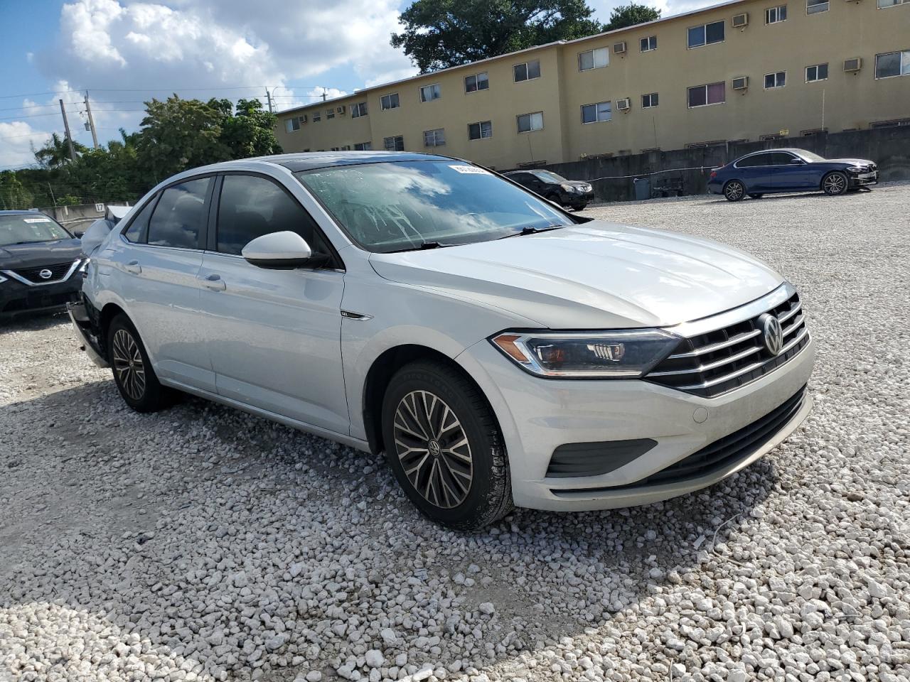 2019 Volkswagen Jetta VIN 3VWE57BU2KM102672 Copart auction photo, rear end / minor dent/scratches damage thumbnail 4