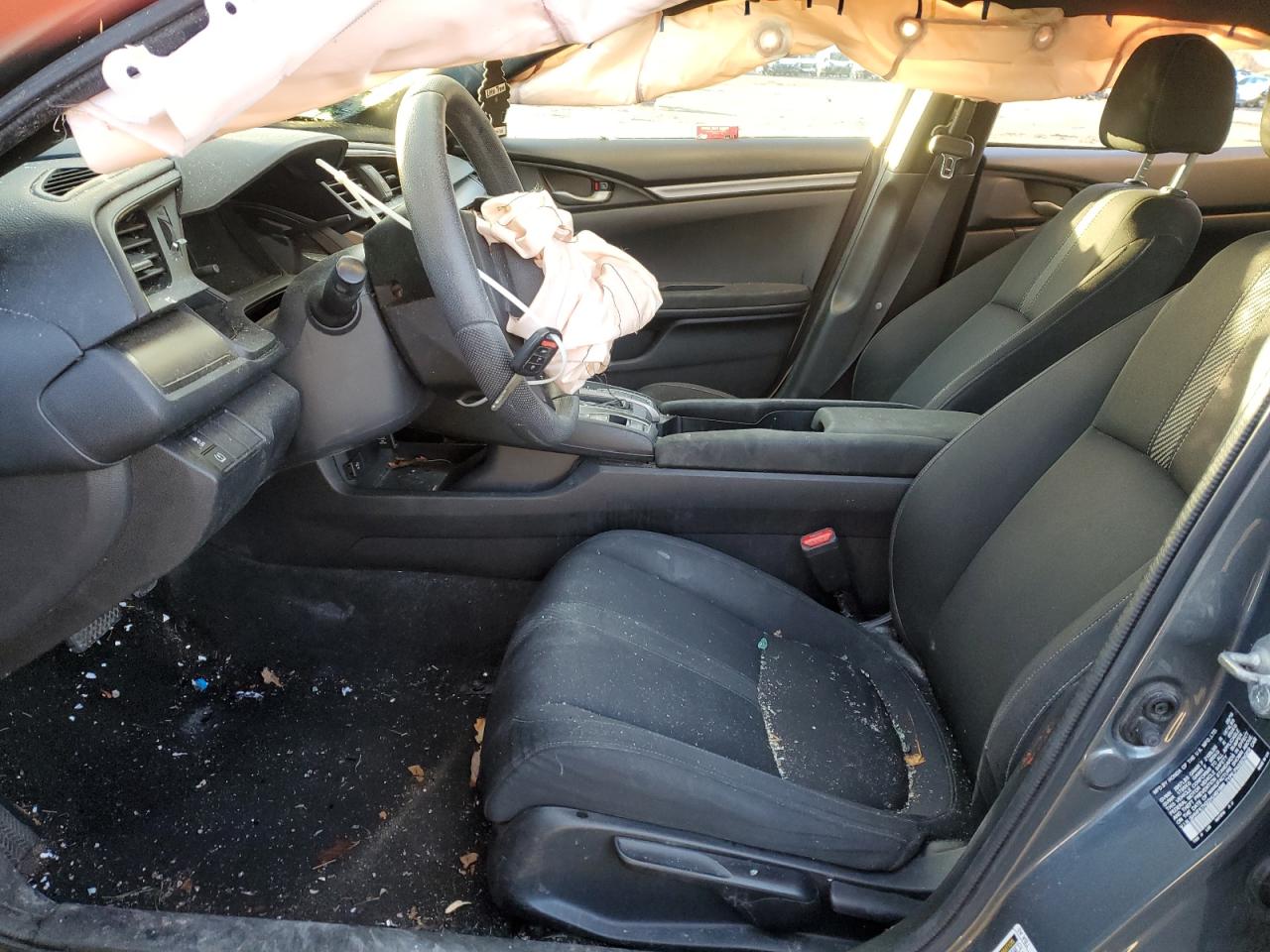 2017 Honda Civic VIN SHHFK7H22HU401886 Copart auction photo, rollover damage thumbnail 7
