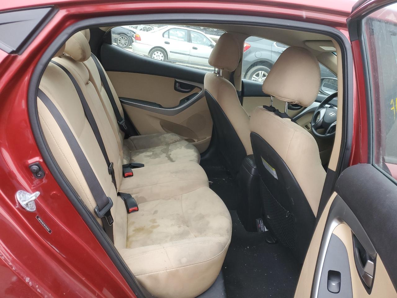 2013 Hyundai Elantra VIN 5NPDH4AE1DH353934 Copart auction photo, rear end / front end damage thumbnail 10
