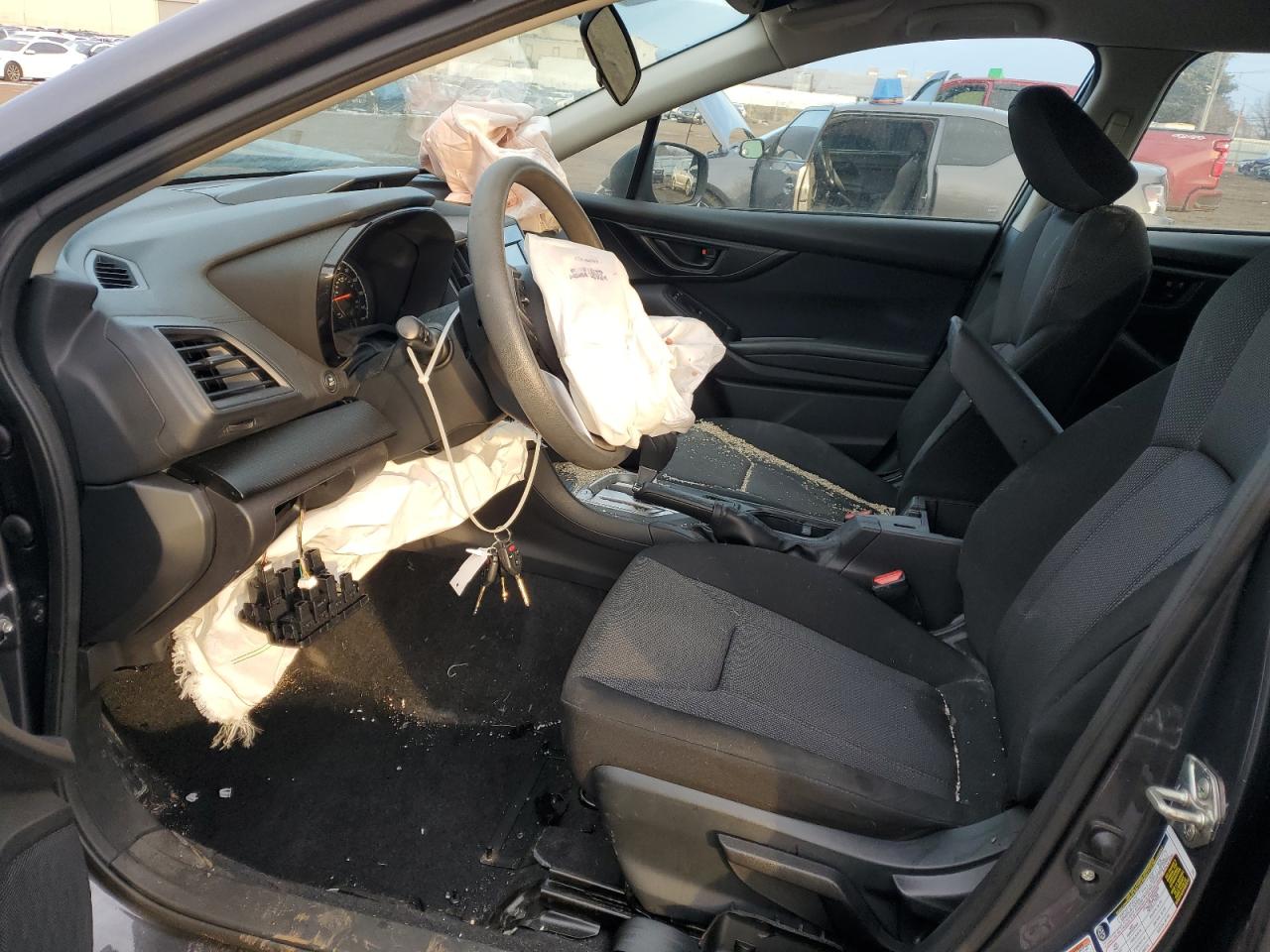 2019 Subaru Impreza VIN 4S3GKAA64K3621812 Copart auction photo, all over damage thumbnail 7