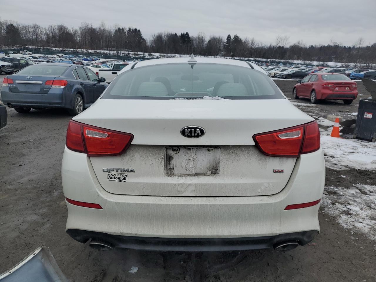 2015 KIA Optima VIN 5XXGM4A70FG353884 Copart auction photo, front end damage thumbnail 6