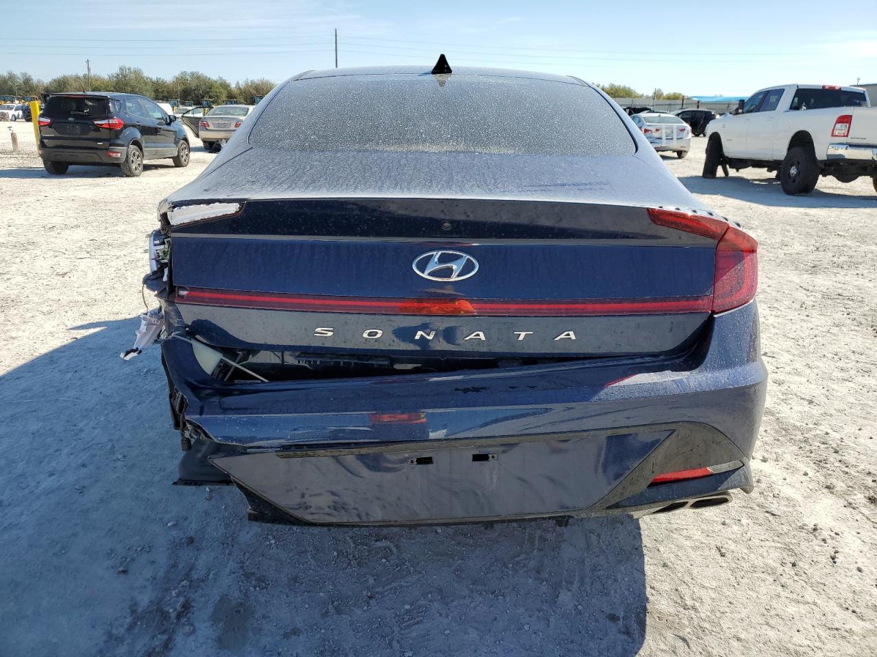 2021 Hyundai Sonata VIN 5NPEL4JA5MH086927 Copart auction photo, rear end / minor dent/scratches damage thumbnail 6