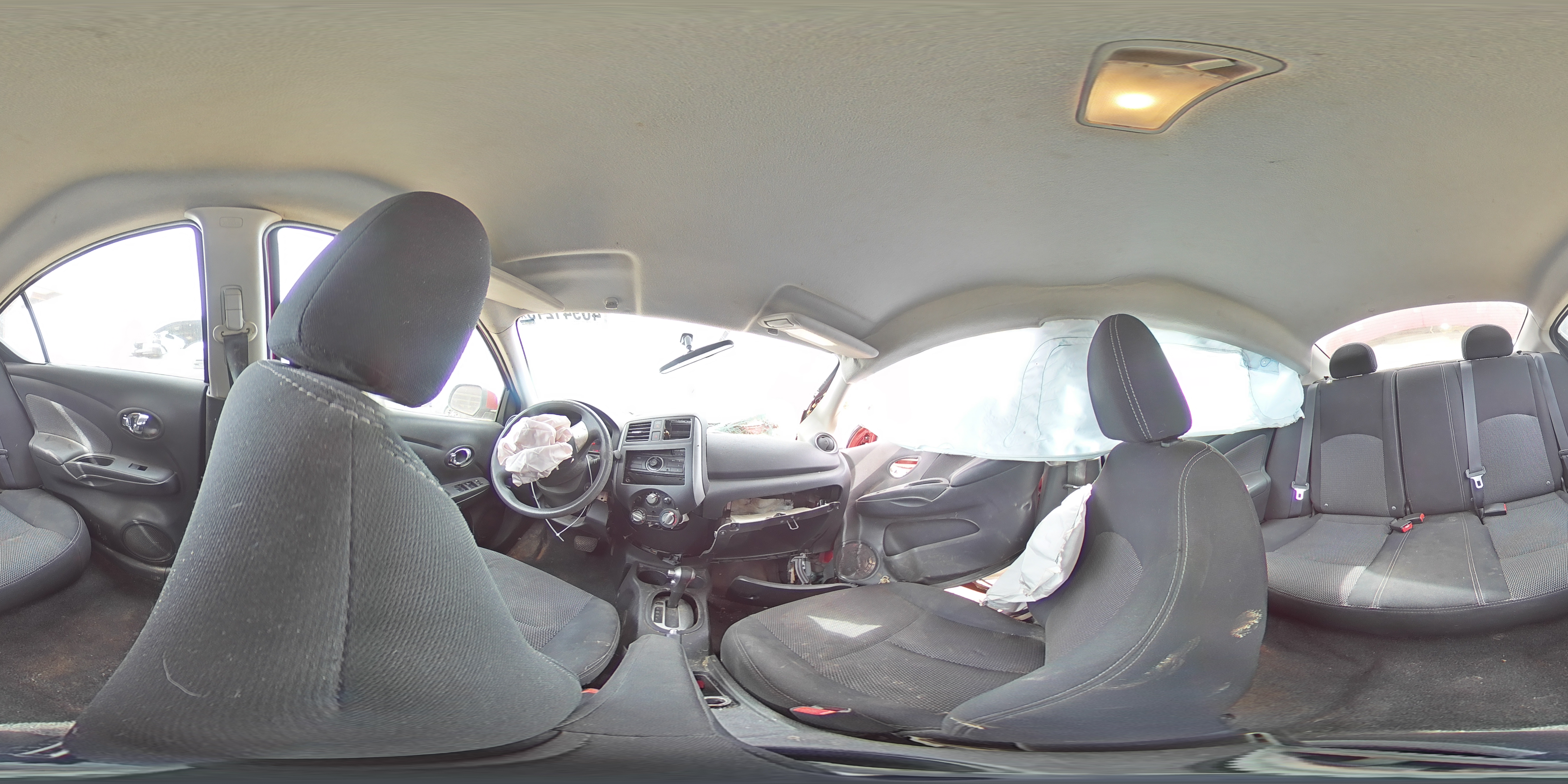 2014 Nissan Versa VIN 3N1CN7AP7EL835030 Copart auction photo, front end / side damage thumbnail 15
