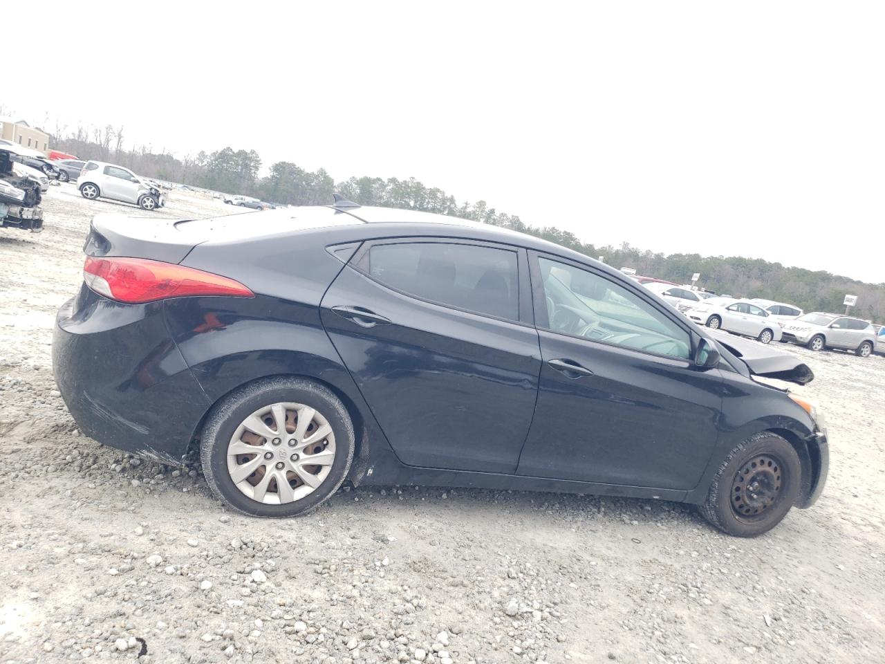 2012 Hyundai Elantra VIN KMHDH4AE8CU213993 Copart auction photo, front end / minor dent/scratches damage thumbnail 3