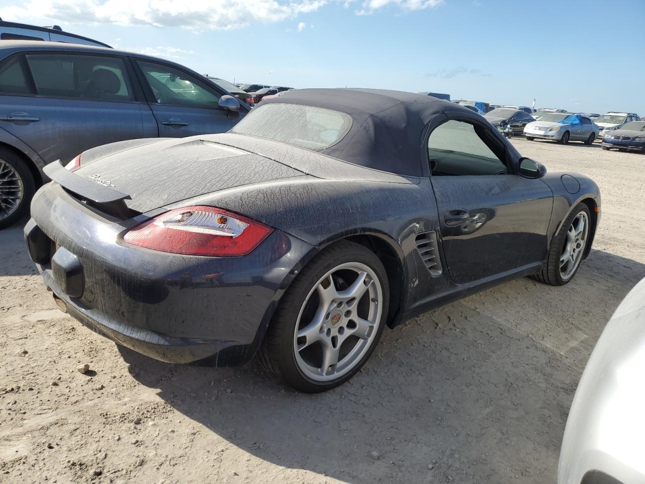 2007 Porsche Boxster VIN WP0CA29897U710421 Copart auction photo, water/flood damage thumbnail 3