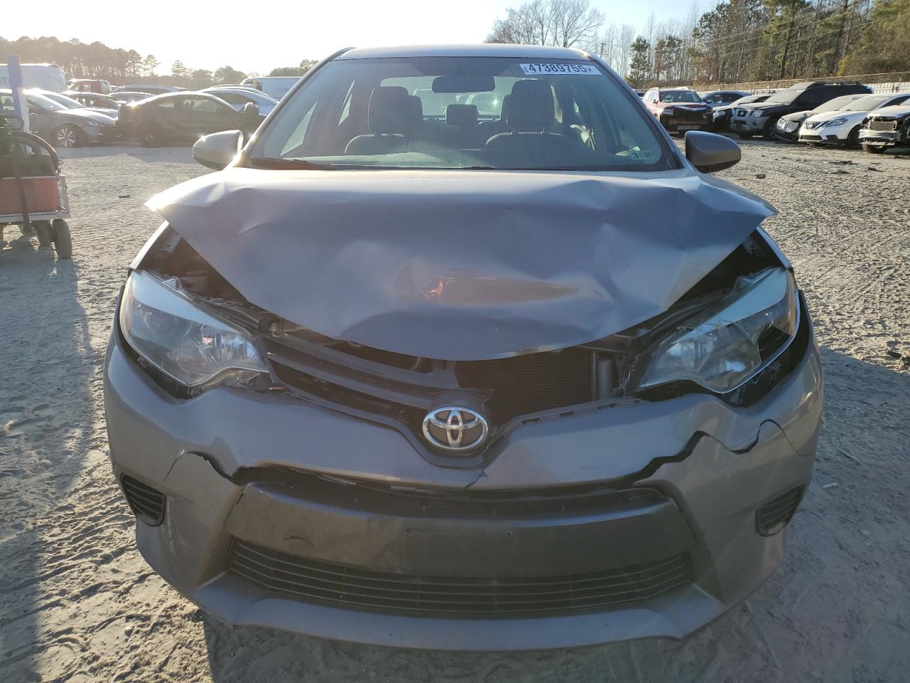 2016 Toyota Corolla VIN 2T1BURHE0GC658841 Copart auction photo, front end / minor dent/scratches damage thumbnail 5