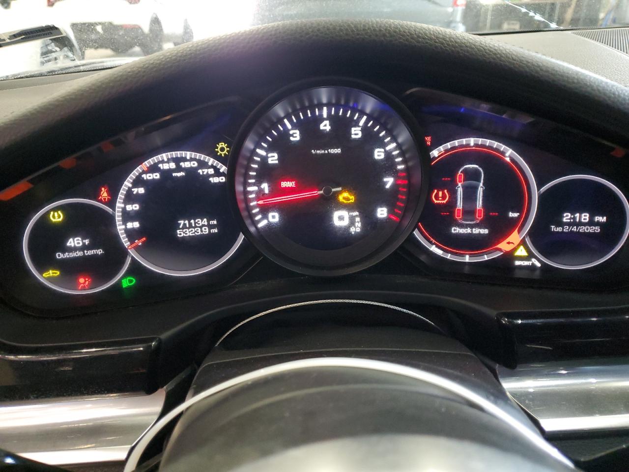 2018 Porsche Panamera VIN WP0AA2A77JL112478 Copart auction photo, front end / side damage thumbnail 9
