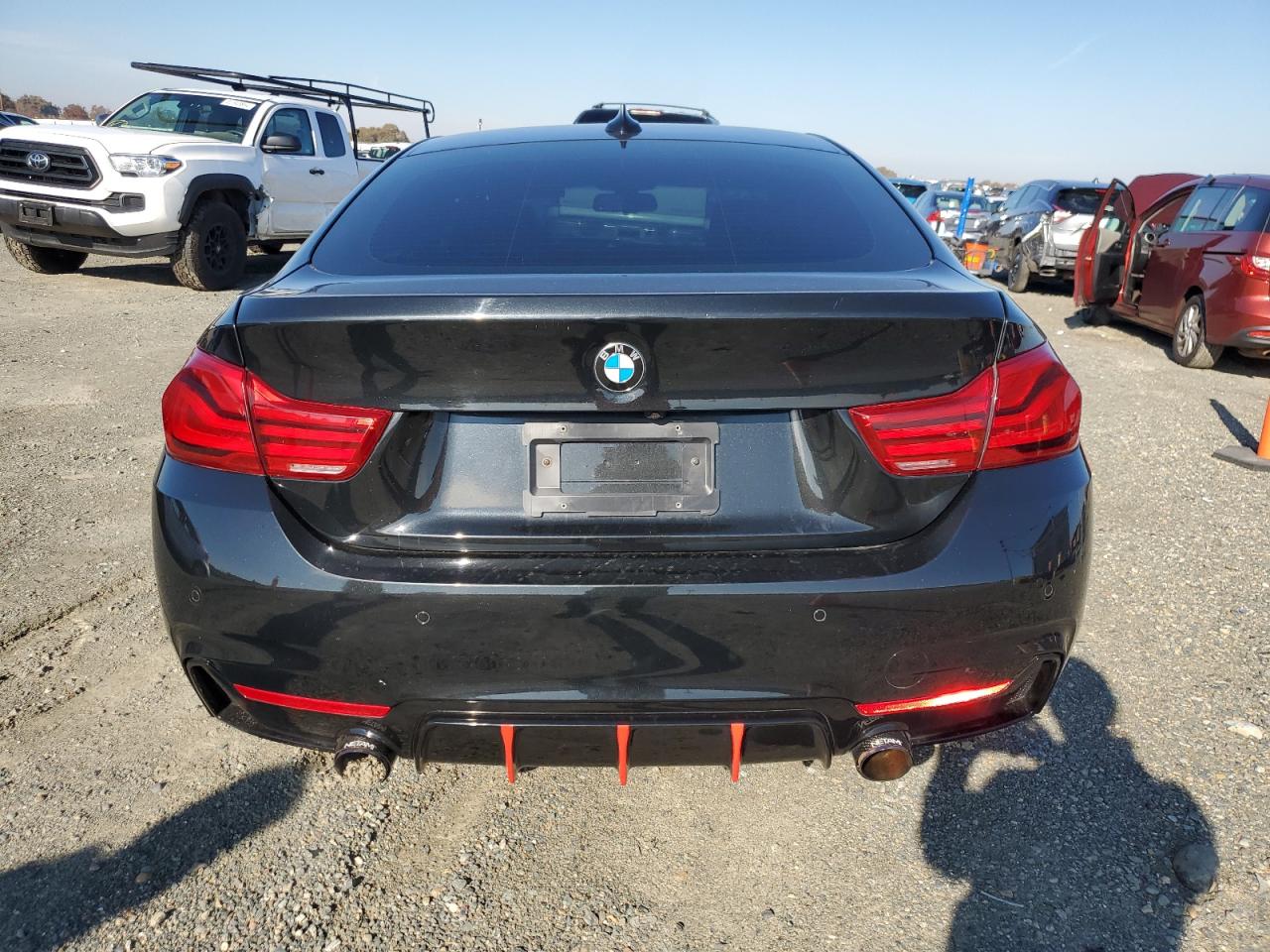 2018 BMW 4er VIN WBA4J3C55JBG96724 Copart auction photo, front end / undercarriage damage thumbnail 6