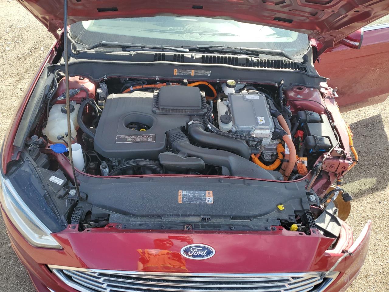 2018 Ford Fusion VIN 3FA6P0PU1JR280954 Copart auction photo, front end damage thumbnail 11