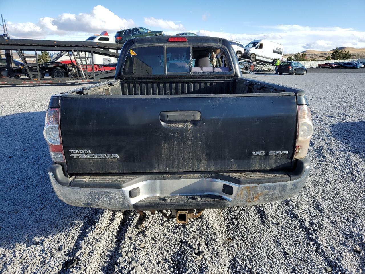 2009 Toyota Tacoma VIN 5TEMU52N99Z601996 Copart auction photo, top/roof damage thumbnail 6