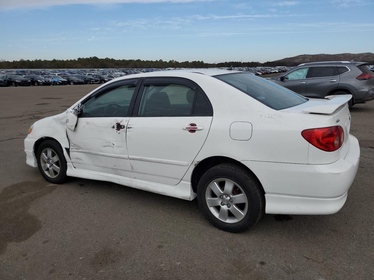 2006 Toyota Corolla VIN 2T1BR32E06C568448 Copart auction photo, side / front end damage thumbnail 2