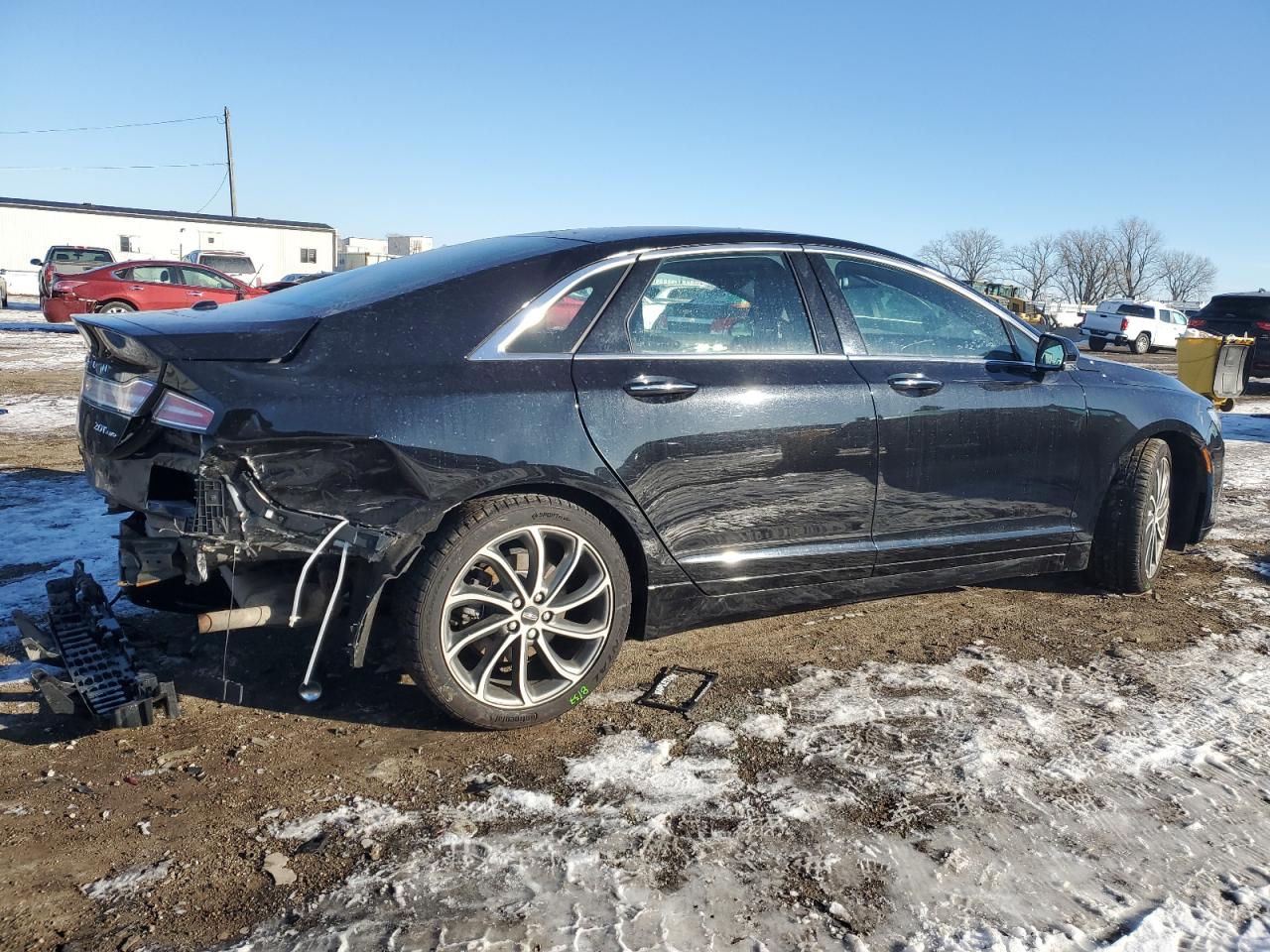 2019 Lincoln MKZ VIN 3LN6L5D91KR633743 Copart auction photo, rear end damage thumbnail 3