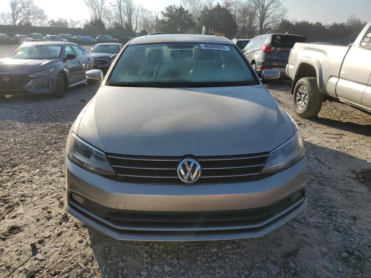 2015 Volkswagen Jetta VIN 3VWD07AJ6FM302428 Copart auction photo, rear end damage thumbnail 5