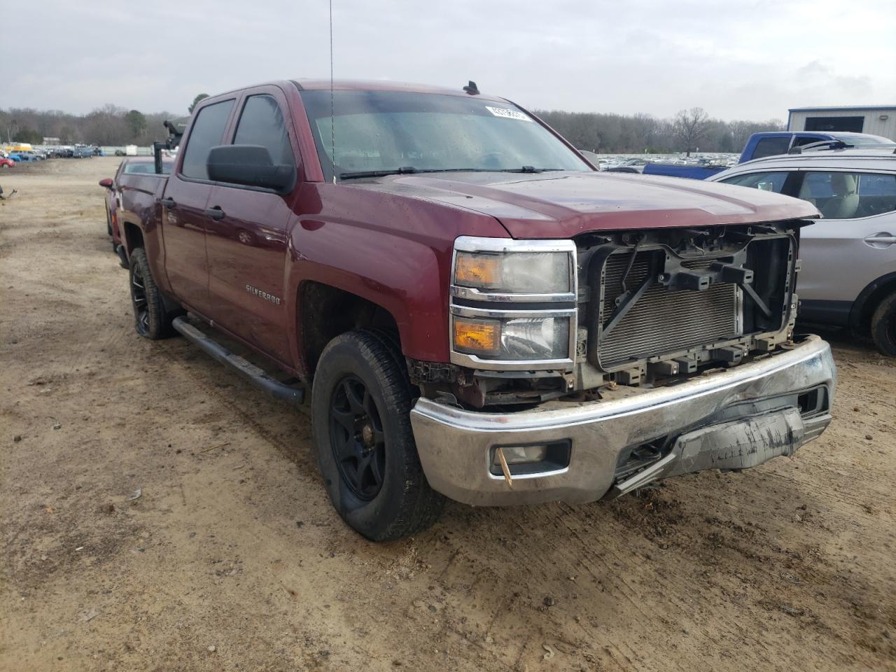 2014 Chevrolet Silverado VIN 3GCUKRECXEG371723 Copart auction photo, all over damage thumbnail 4