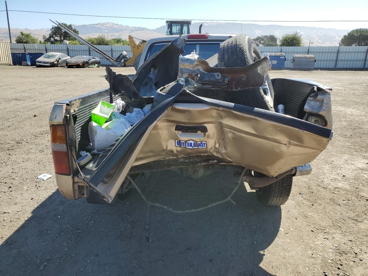 1996 Toyota Tacoma VIN 4TAVN52N7TZ093995 Copart auction photo, front end / rear end damage thumbnail 6