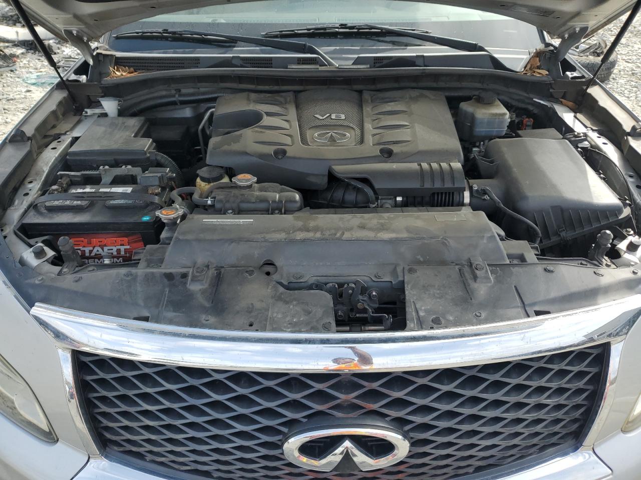 2017 Infiniti QX80 VIN JN8AZ2NEXH9152406 Copart auction photo, rear end damage thumbnail 12