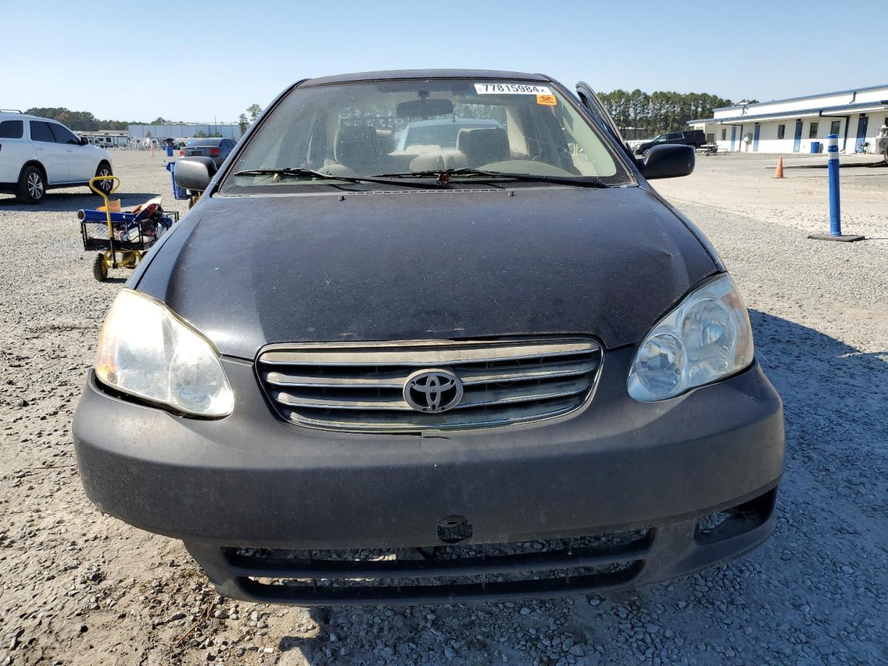 2003 Toyota Corolla VIN JTDBR32E430049182 Copart auction photo, all over damage thumbnail 5