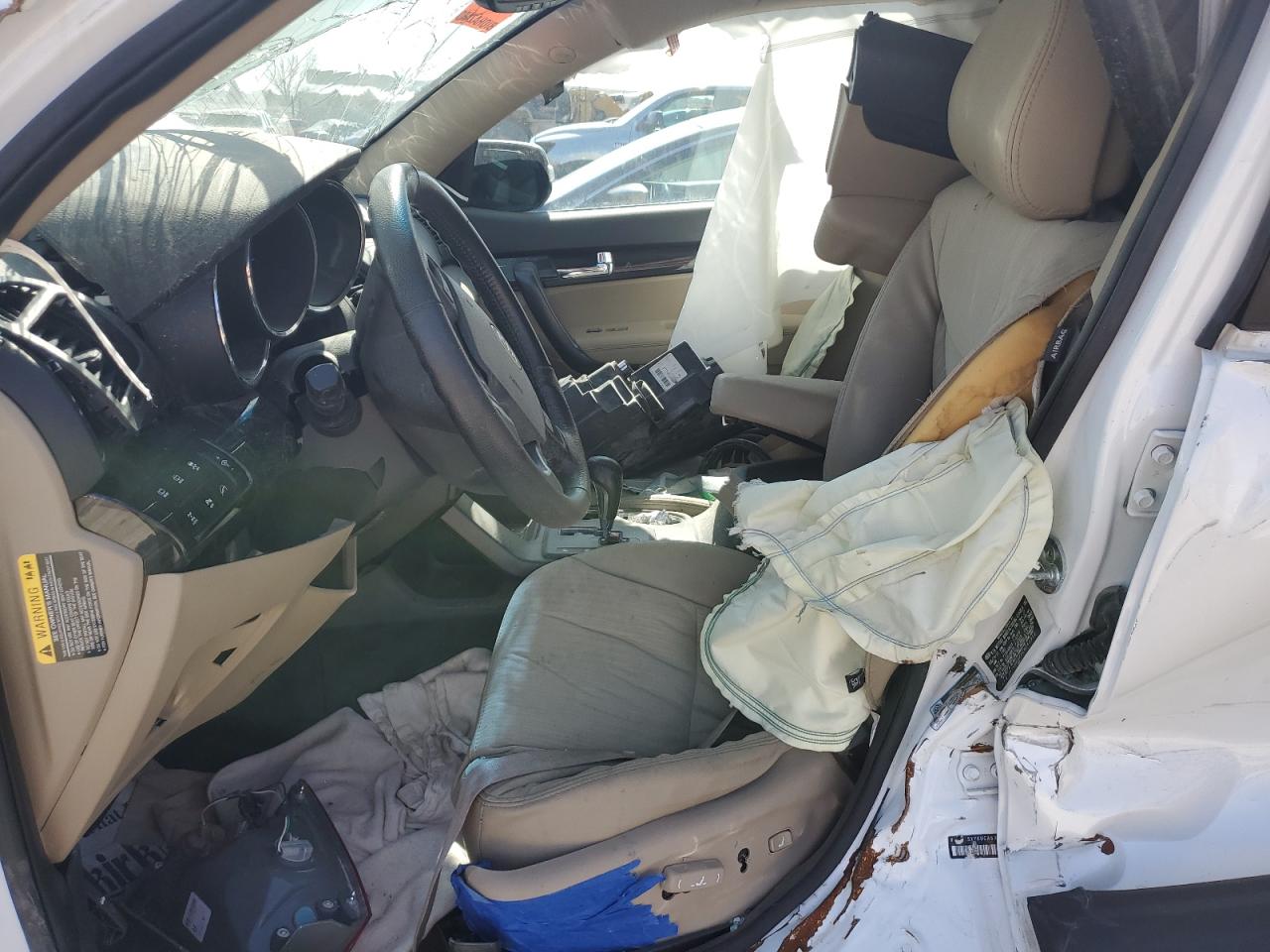 2012 KIA Sorento VIN 5XYKUCA6XCG242312 Copart auction photo, all over / undercarriage damage thumbnail 7