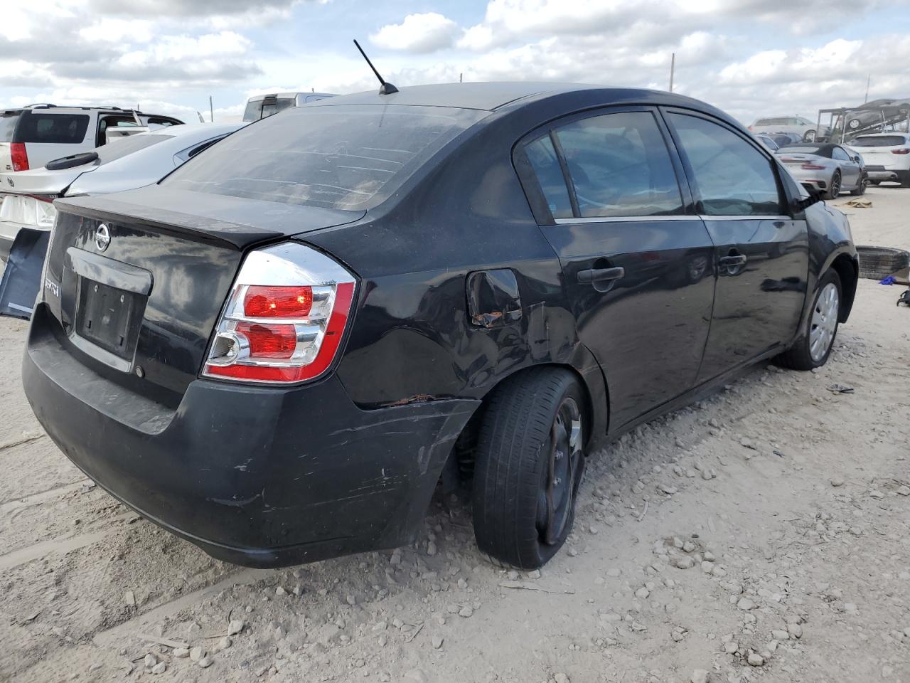 2008 Nissan Sentra VIN 3N1AB61EX8L609125 Copart auction photo, rear end / front end damage thumbnail 3