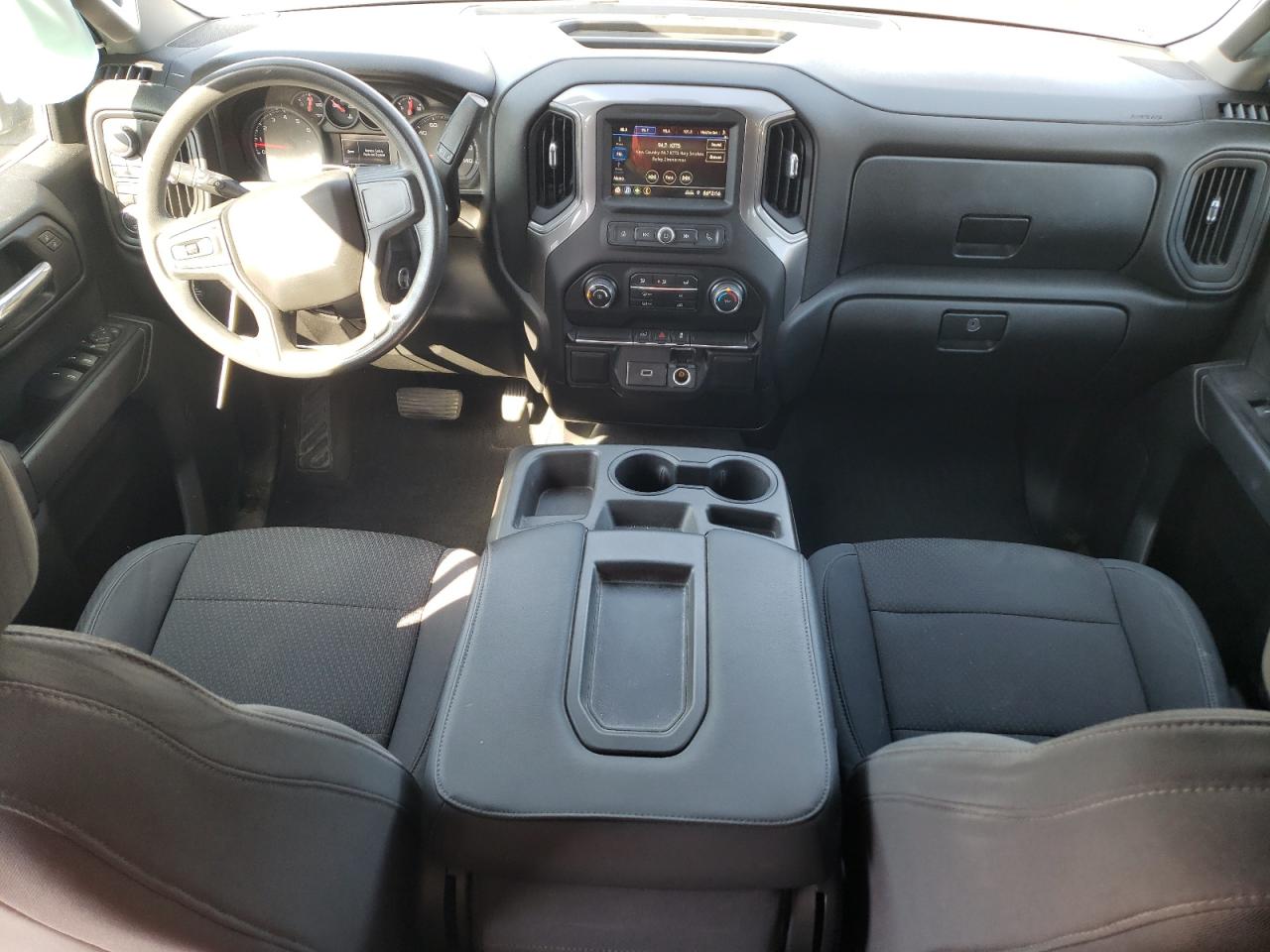 2019 Chevrolet Silverado VIN 1GCRYBEF2KZ281726 Copart auction photo, front end / side damage thumbnail 8
