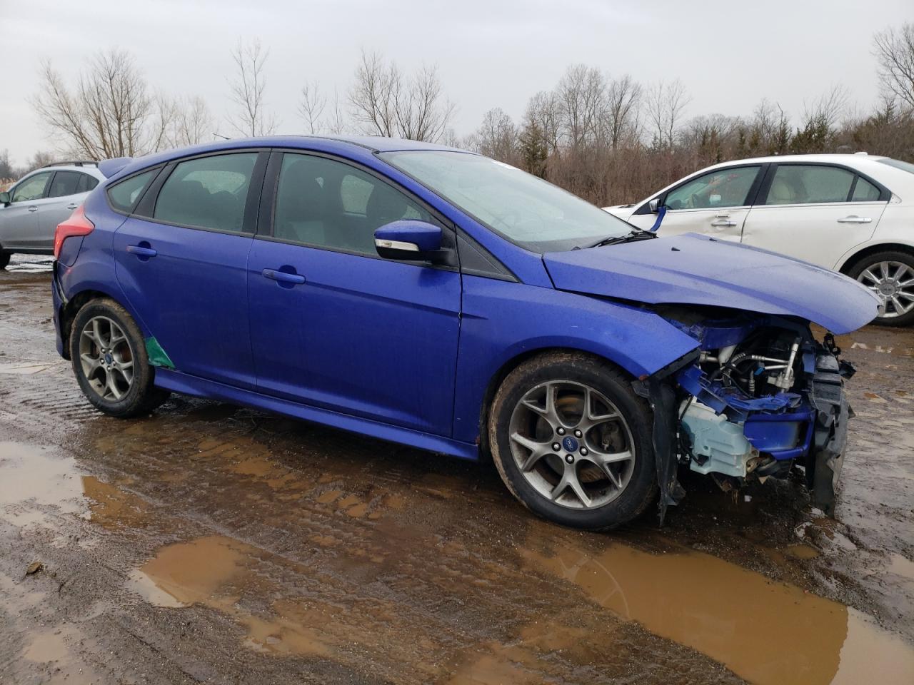 2013 Ford Focus VIN 1FADP3L91DL141646 Copart auction photo, front end / undercarriage damage thumbnail 4
