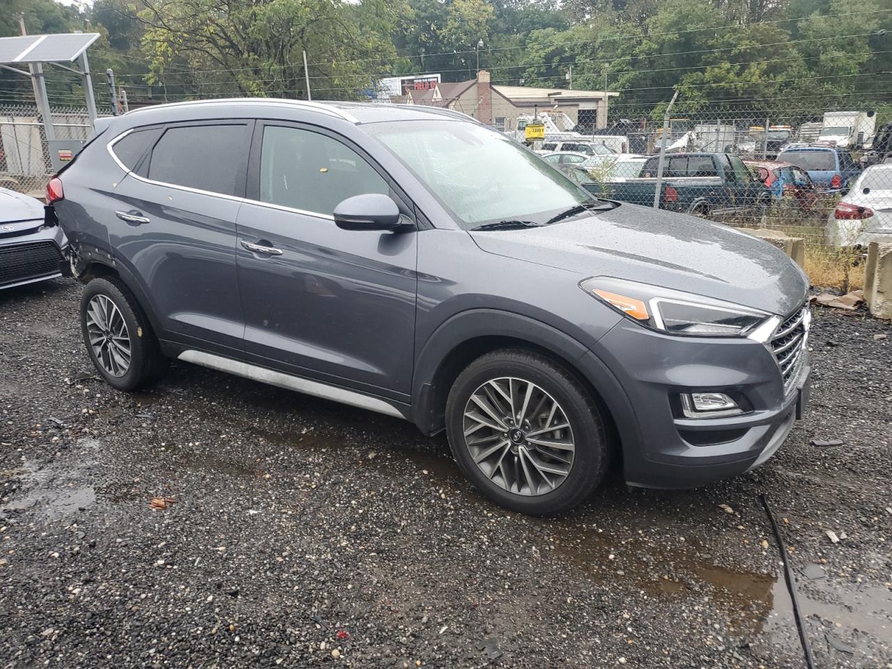 2021 Hyundai Tucson VIN KM8J33AL8MU337242 Copart auction photo, rear end / minor dent/scratches damage thumbnail 4