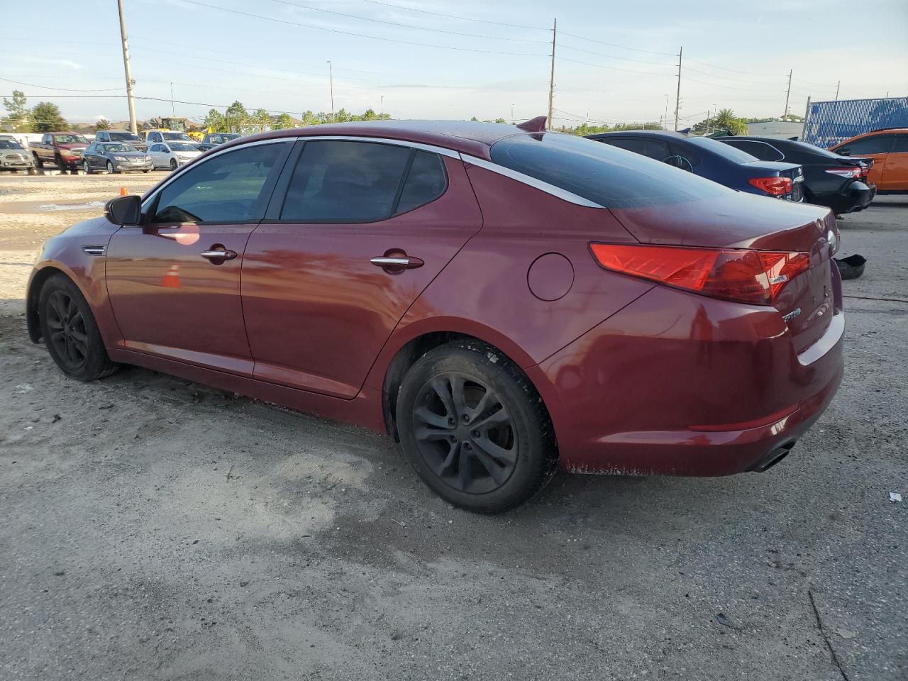 2013 KIA Optima VIN 5XXGM4A78DG168723 Copart auction photo, front end damage thumbnail 2
