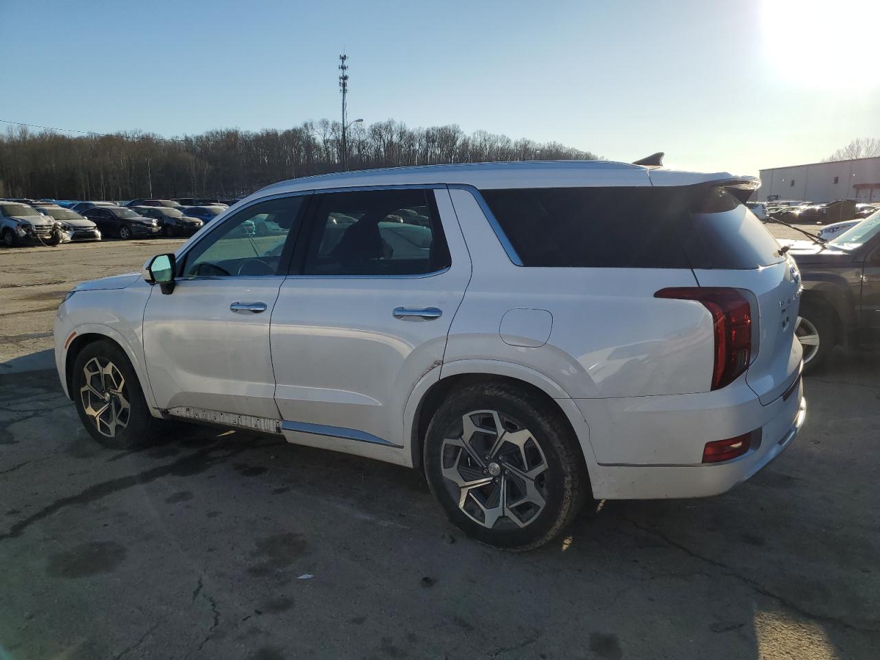 2021 Hyundai Palisade VIN KM8R7DHE2MU242972 Copart auction photo, front end damage thumbnail 2