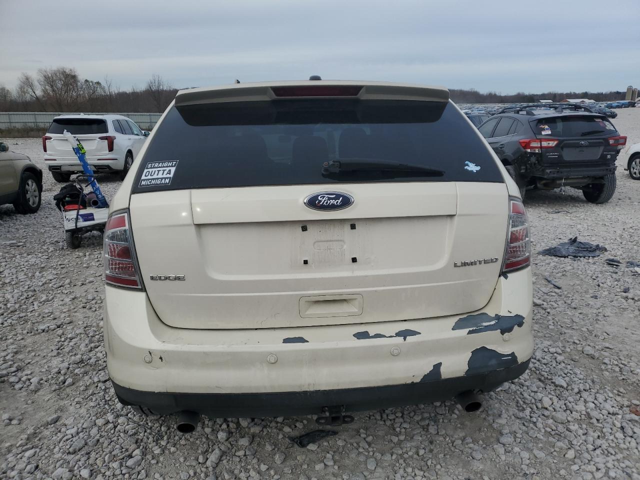 2008 Ford Edge VIN 2FMDK39C08BA99418 Copart auction photo, all over damage thumbnail 6
