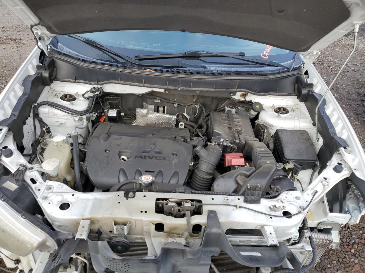 2013 Mitsubishi Outlander VIN 4A4AP5AU1DE022556 Copart auction photo, side / front end damage thumbnail 12