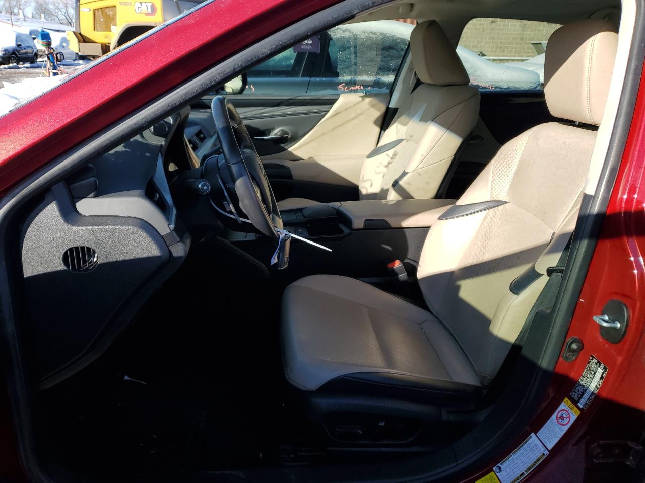 2019 Lexus ES VIN JTHBZ1B12K2004714 Copart auction photo, rear end / front end damage thumbnail 7
